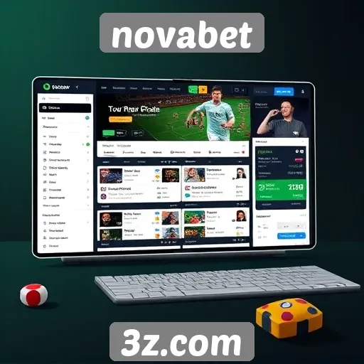 Interface do Novabet melhora experiência do usuário